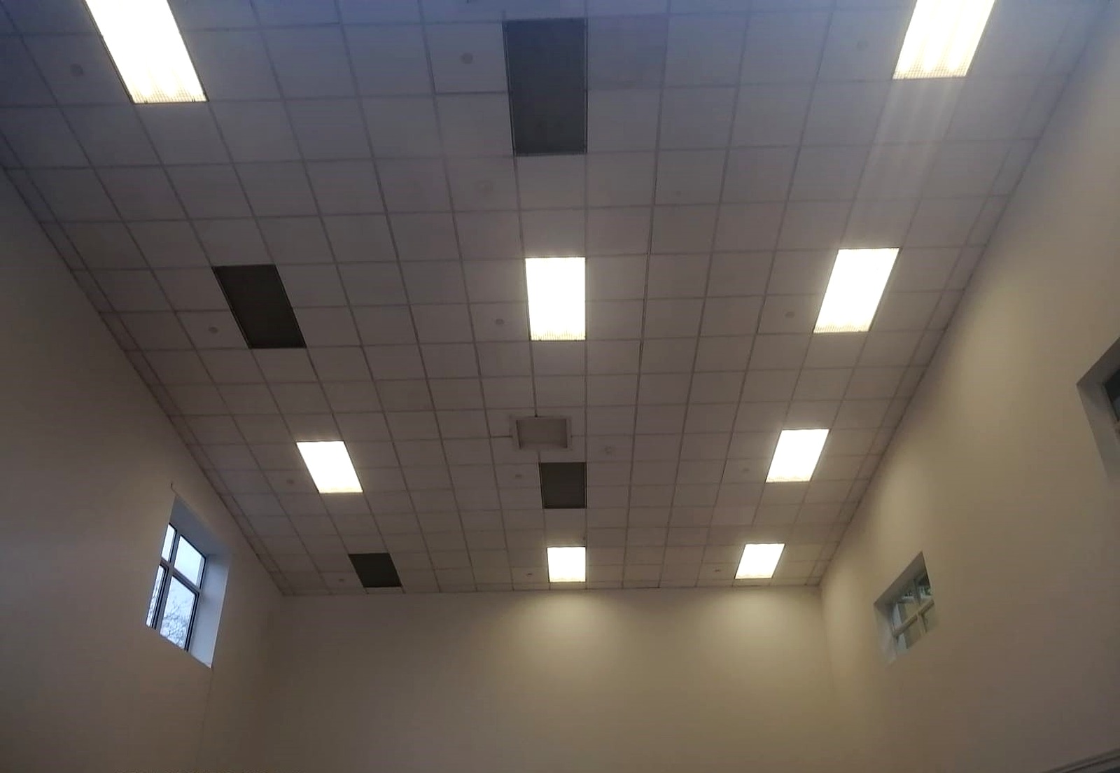 Glass Partitioning & Suspended Ceiling